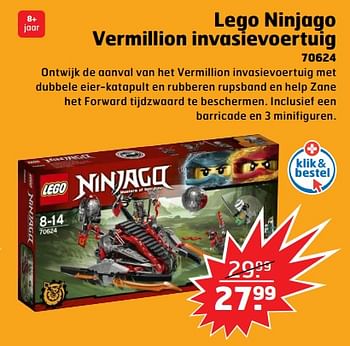 Aanbiedingen Lego ninjago vermillion invasievoertuig - Lego - Geldig van 05/11/2017 tot 31/12/2017 bij Trekpleister