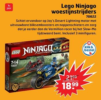 Aanbiedingen Lego ninjago woestijnstrijders - Lego - Geldig van 05/11/2017 tot 31/12/2017 bij Trekpleister