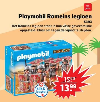 Aanbiedingen Playmobil romeins legioen - Playmobil - Geldig van 05/11/2017 tot 31/12/2017 bij Trekpleister