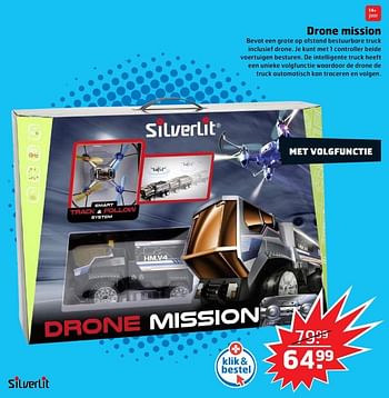 Aanbiedingen Silverlit drone mission - Silverlit - Geldig van 05/11/2017 tot 31/12/2017 bij Trekpleister