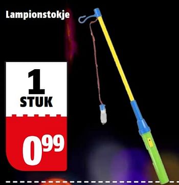Aanbiedingen Lampionstokje - Huismerk Poiesz - Geldig van 06/11/2017 tot 12/11/2017 bij Poiesz