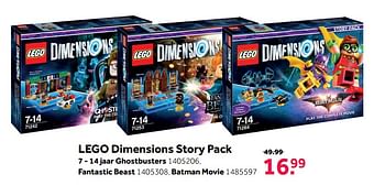 Aanbiedingen Lego dimensions story pack ghostbusters - Lego - Geldig van 06/11/2017 tot 12/11/2017 bij Intertoys