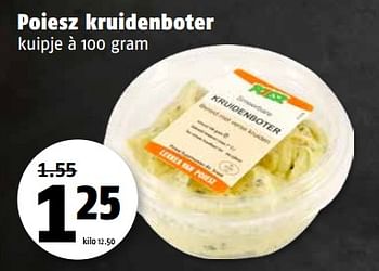 Aanbiedingen Poiesz kruidenboter - Huismerk Poiesz - Geldig van 06/11/2017 tot 12/11/2017 bij Poiesz