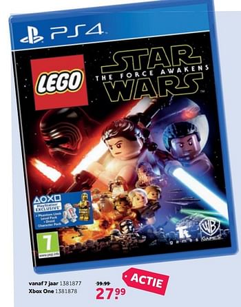 Aanbiedingen Ps4 lego star wars the force awakens - Warner Brothers Interactive Entertainment - Geldig van 06/11/2017 tot 12/11/2017 bij Intertoys