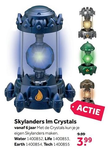 Aanbiedingen Skylanders im crystals water - Activision - Geldig van 06/11/2017 tot 12/11/2017 bij Intertoys