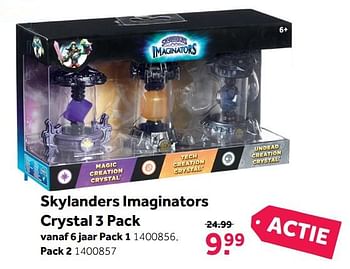 Aanbiedingen Skylanders imaginators crystal 3 pack - Activision - Geldig van 06/11/2017 tot 12/11/2017 bij Intertoys