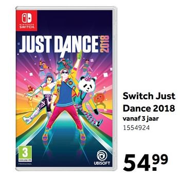 Aanbiedingen Switch just dance 2018 - Ubisoft - Geldig van 06/11/2017 tot 12/11/2017 bij Intertoys