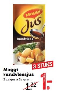 Aanbiedingen Maggi rundvleesjus - MAGGI - Geldig van 06/11/2017 tot 12/11/2017 bij Coop