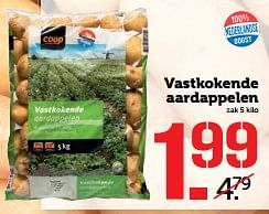 Aanbiedingen Vastkokende aardappelen - Huismerk - Coop - Geldig van 06/11/2017 tot 12/11/2017 bij Coop