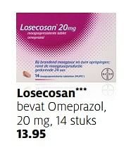Aanbiedingen Losecosan bevat omeprazol - Bayer - Geldig van 06/11/2017 tot 19/11/2017 bij Etos