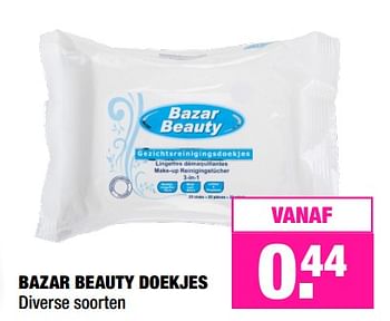 Aanbiedingen Bazar beauty doekjes - Huismerk - Big Bazar - Geldig van 06/11/2017 tot 19/11/2017 bij Big Bazar
