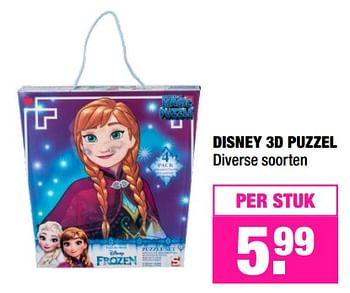 Aanbiedingen Disney 3d puzzel - King - Geldig van 06/11/2017 tot 19/11/2017 bij Big Bazar
