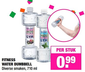 Aanbiedingen Fitness water dumbbell - Huismerk - Big Bazar - Geldig van 06/11/2017 tot 19/11/2017 bij Big Bazar