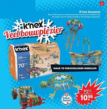 Aanbiedingen K`nex bouwset - K'Nex - Geldig van 05/11/2017 tot 31/12/2017 bij Trekpleister