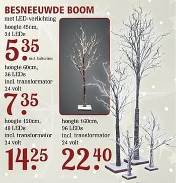 Aanbiedingen Besneeuwde boom - Huismerk - Van Cranenbroek - Geldig van 06/11/2017 tot 26/11/2017 bij Van Cranenbroek