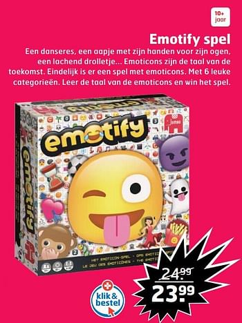 Aanbiedingen Emotify spel - Jumbo - Geldig van 05/11/2017 tot 31/12/2017 bij Trekpleister