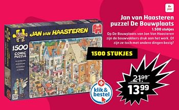 Aanbiedingen Jan van haasteren puzzel de bouwplaats - Jumbo - Geldig van 05/11/2017 tot 31/12/2017 bij Trekpleister