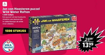 Aanbiedingen Jan van haasteren puzzel wild water raften - Jumbo - Geldig van 05/11/2017 tot 31/12/2017 bij Trekpleister