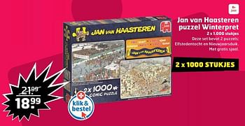 Aanbiedingen Jan van haasteren puzzel winterpret - Jumbo - Geldig van 05/11/2017 tot 31/12/2017 bij Trekpleister