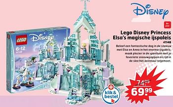 Aanbiedingen Lego disney princess elsa`s magische ijspaleis 41148 - Lego - Geldig van 05/11/2017 tot 31/12/2017 bij Trekpleister