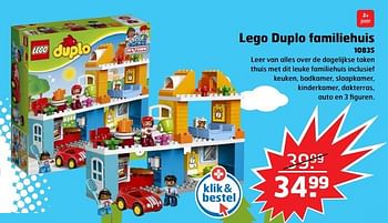 Aanbiedingen Lego duplo familiehuis 10835 - Lego - Geldig van 05/11/2017 tot 31/12/2017 bij Trekpleister