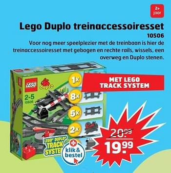 Aanbiedingen Lego duplo treinaccessoiresset 10506 - Lego - Geldig van 05/11/2017 tot 31/12/2017 bij Trekpleister