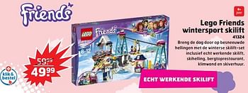Aanbiedingen Lego friends wintersport skilift 41324 - Lego - Geldig van 05/11/2017 tot 31/12/2017 bij Trekpleister