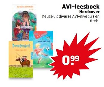 Aanbiedingen Avi-leesboek hardcover - Huismerk - Trekpleister - Geldig van 07/11/2017 tot 12/11/2017 bij Trekpleister