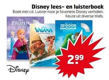 Aanbiedingen Disney lees- en luisterboek - Disney - Geldig van 07/11/2017 tot 12/11/2017 bij Trekpleister