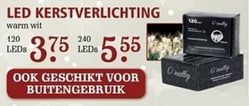 Aanbiedingen Led kerstverlichting - Huismerk - Van Cranenbroek - Geldig van 06/11/2017 tot 26/11/2017 bij Van Cranenbroek