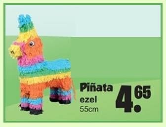 Aanbiedingen Pinata ezel - Huismerk - Van Cranenbroek - Geldig van 06/11/2017 tot 26/11/2017 bij Van Cranenbroek