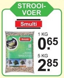 Aanbiedingen Smulti strooivoer - Smulti - Geldig van 06/11/2017 tot 26/11/2017 bij Van Cranenbroek