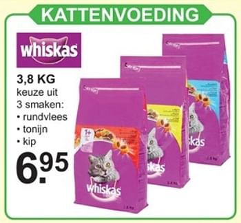 Aanbiedingen Whiskas kattenvoeding - Whiskas - Geldig van 06/11/2017 tot 26/11/2017 bij Van Cranenbroek