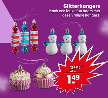 Aanbiedingen Glitterhangers - Huismerk - Trekpleister - Geldig van 07/11/2017 tot 12/11/2017 bij Trekpleister