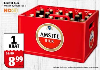 Aanbiedingen Amstel bier - Amstel - Geldig van 06/11/2017 tot 12/11/2017 bij Poiesz