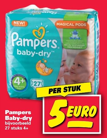 Aanbiedingen Pampers baby-dry bijvoorbeeld - Pampers - Geldig van 06/11/2017 tot 12/11/2017 bij Nettorama