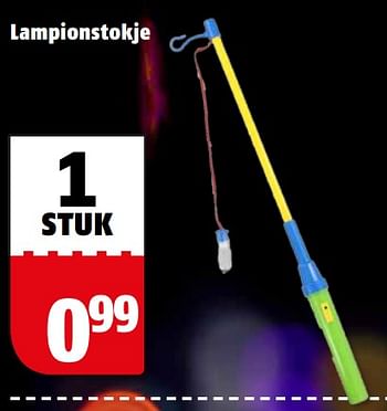 Aanbiedingen Lampionstokje - Huismerk Poiesz - Geldig van 06/11/2017 tot 12/11/2017 bij Poiesz