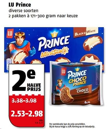 Aanbiedingen Lu prince - Lu - Geldig van 06/11/2017 tot 12/11/2017 bij Poiesz