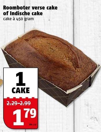 Aanbiedingen Roomboter verse cake of indische cake - Huismerk Poiesz - Geldig van 06/11/2017 tot 12/11/2017 bij Poiesz