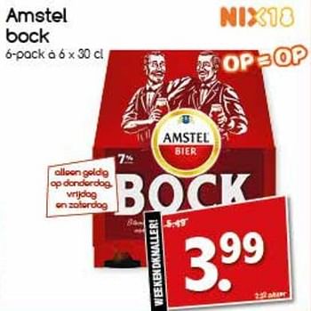 Aanbiedingen Amstel bock - Amstel - Geldig van 06/11/2017 tot 11/11/2017 bij Agrimarkt