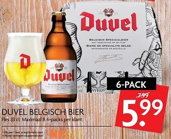 Aanbiedingen Duvel belgisch bier - Duvel - Geldig van 09/11/2017 tot 12/11/2017 bij Deka Markt