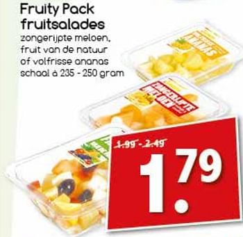 Aanbiedingen Fruity pack fruitsalades - Huismerk - Agrimarkt - Geldig van 06/11/2017 tot 11/11/2017 bij Agrimarkt