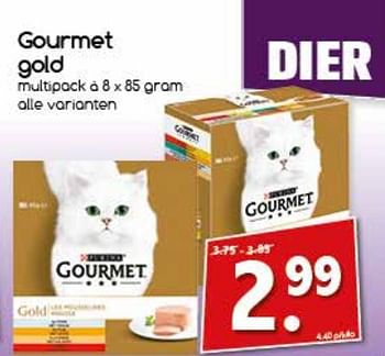 Aanbiedingen Gourmet gold - Purina - Geldig van 06/11/2017 tot 11/11/2017 bij Agrimarkt