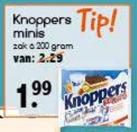 Aanbiedingen Knoppers minis - Knoppers - Geldig van 06/11/2017 tot 11/11/2017 bij Agrimarkt