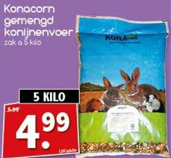 Aanbiedingen Konacorn gemengd konijnenvoer - Huismerk - Agrimarkt - Geldig van 06/11/2017 tot 11/11/2017 bij Agrimarkt