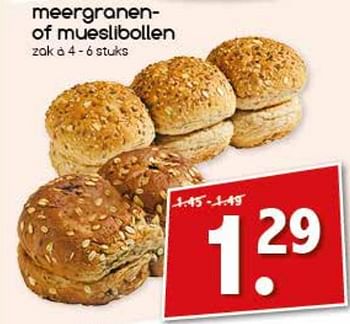 Aanbiedingen Meergranen of mueslibollen - Huismerk - Agrimarkt - Geldig van 06/11/2017 tot 11/11/2017 bij Agrimarkt