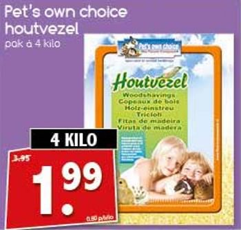 Aanbiedingen Pet`s own choice houtvezel - Pet's Own Choice - Geldig van 06/11/2017 tot 11/11/2017 bij Agrimarkt
