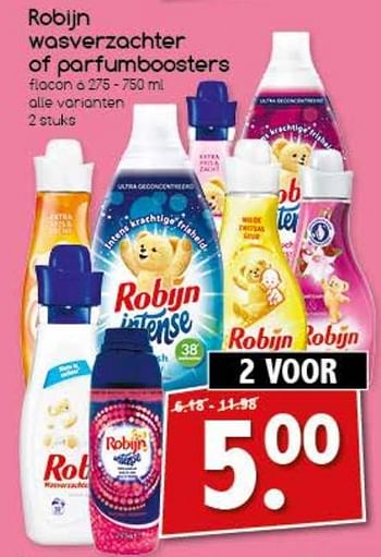 Aanbiedingen Robijn wasverzachter of parfumboosters - Robijn - Geldig van 06/11/2017 tot 11/11/2017 bij Agrimarkt