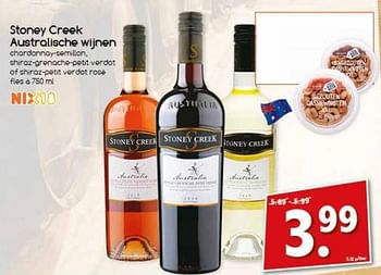 Aanbiedingen Stoney creek australische wijnen - Rode wijnen - Geldig van 06/11/2017 tot 11/11/2017 bij Agrimarkt