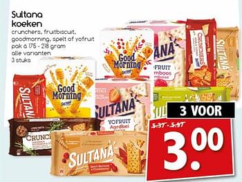 Aanbiedingen Sultana koeken - Sultana - Geldig van 06/11/2017 tot 11/11/2017 bij Agrimarkt